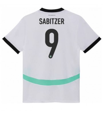 Österrike Marcel Sabitzer #9 Bortatröja EM 2024 Kortärmad